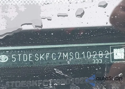 2021 Toyota Sienna Platinum из США, поврежденный, VIN 5TDESKFC7MS010282